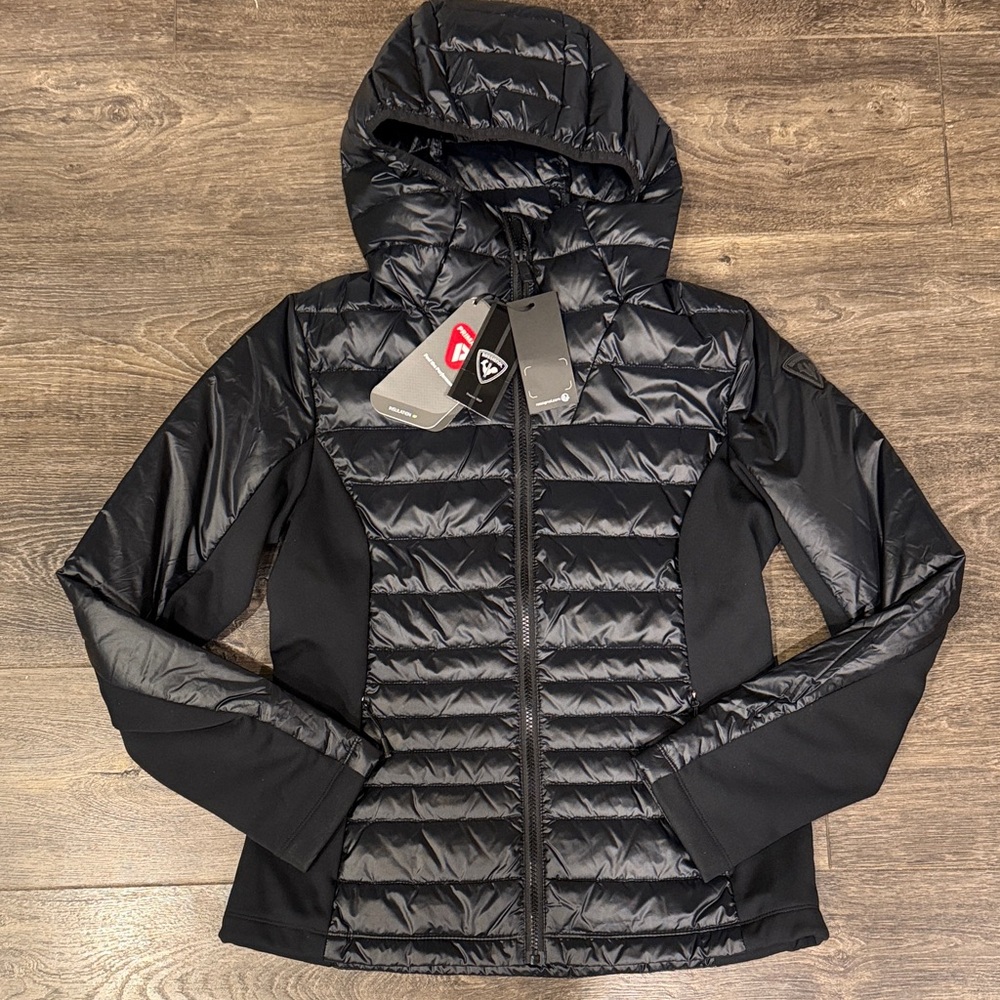 Rossignol Women's Black Puffer Hybrid Jacket